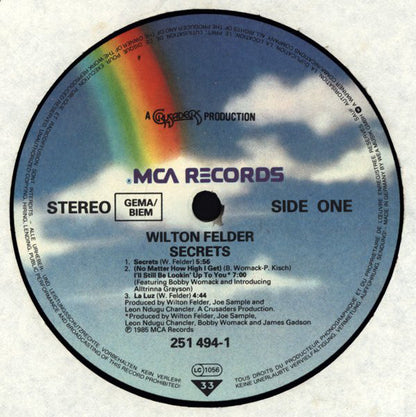 Wilton Felder Featuring Bobby Womack : Secrets (LP, Album)