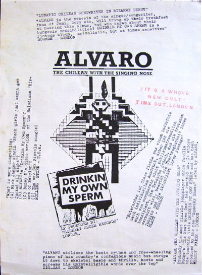 Alvaro (30) : Drinkin My Own Sperm (LP)