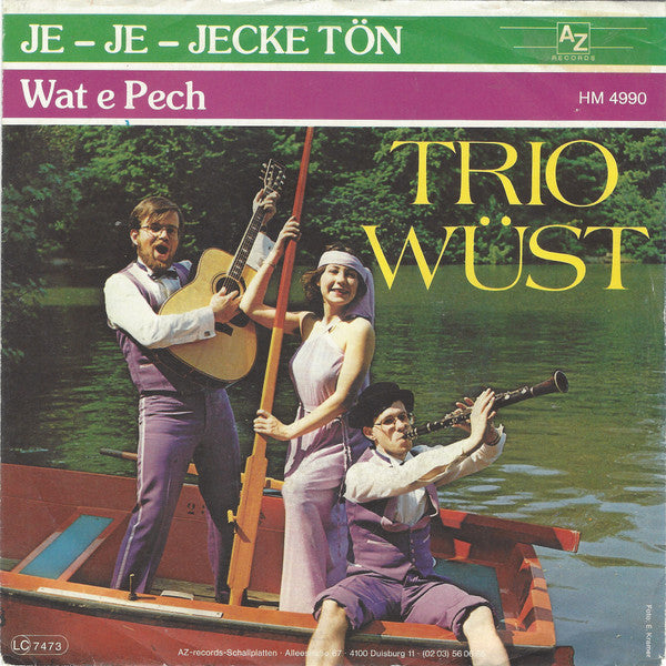 Trio Wüst : Je - Je - Jecke Tön (7", Single)