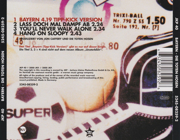 Die Toten Hosen : Bayern (CD, Maxi)