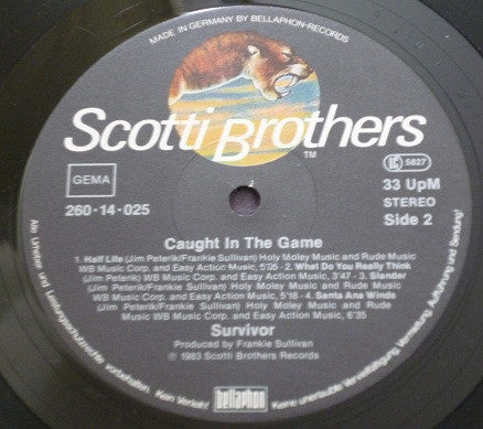 Survivor : Caught In The Game (LP, Album)
