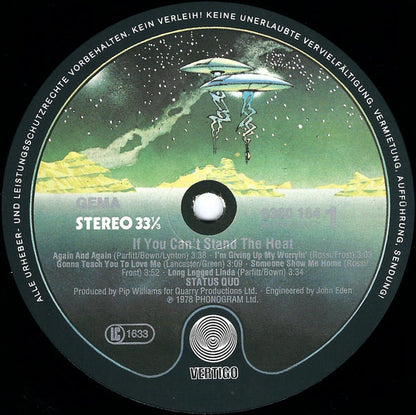 Status Quo : If You Can't Stand The Heat (LP, Album, Gat)