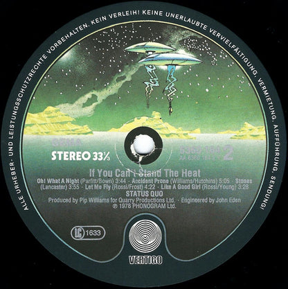 Status Quo : If You Can't Stand The Heat (LP, Album, Gat)