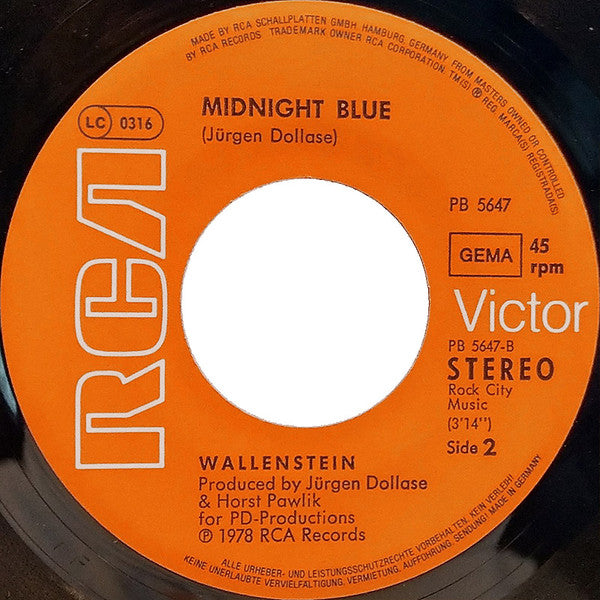 Wallenstein : Don't  Let It Be (7", Single)