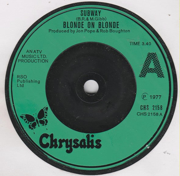 Blonde On Blonde : Subway (7", Single, Gre)