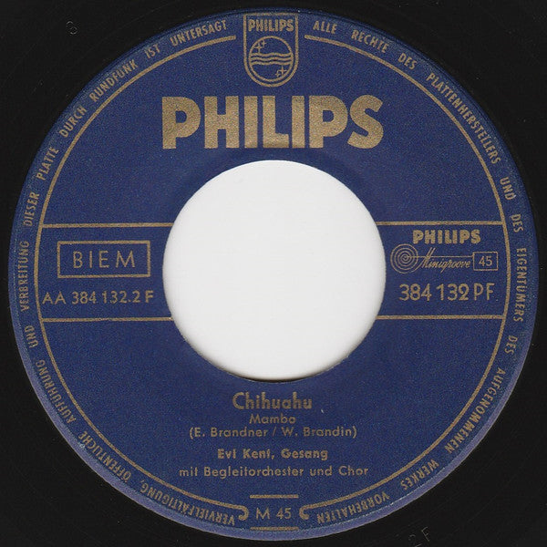 Evi Kent : Sieben Einsame Tage / Chihuahu (7", Single)
