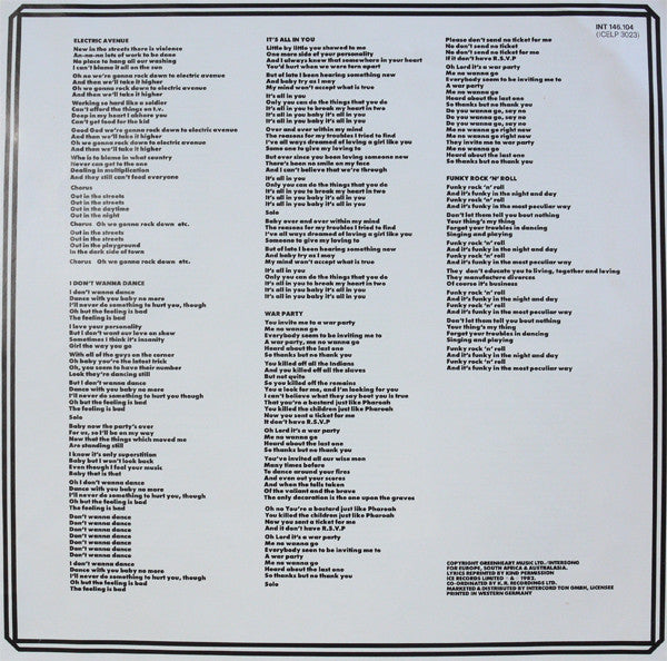 Eddy Grant : Killer On The Rampage (LP, Album)