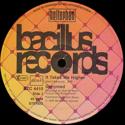 Ganymed : It Takes Me Higher (12", Maxi)