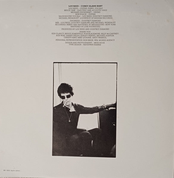 Lou Reed : Coney Island Baby (LP, Album)