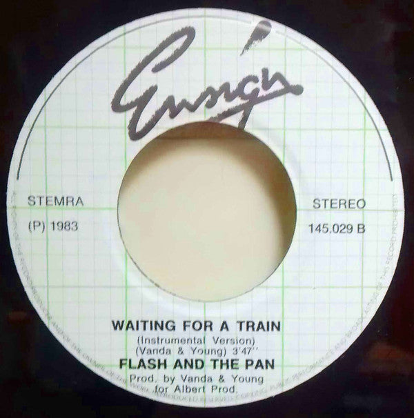 Flash And The Pan* : Waiting For A Train (7", Single)