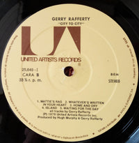 Gerry Rafferty : City To City (LP, Album, RE)