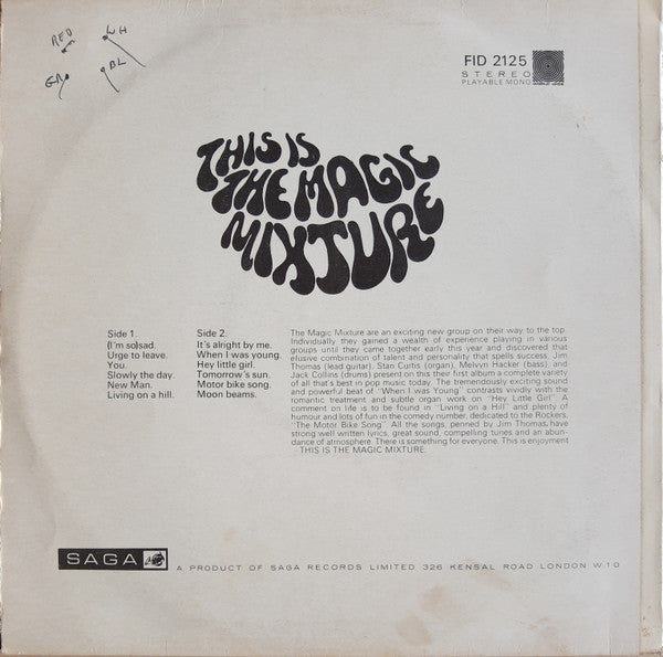 The Magic Mixture : This Is The Magic Mixture (LP, Album)