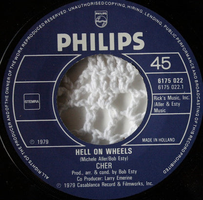 Cher : Hell On Wheels (7", Single)