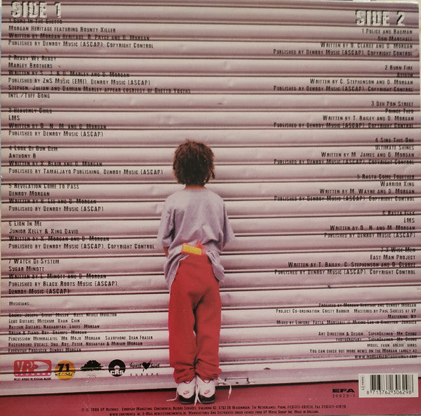 Various : Gunz In Da Ghetto (LP, Comp)