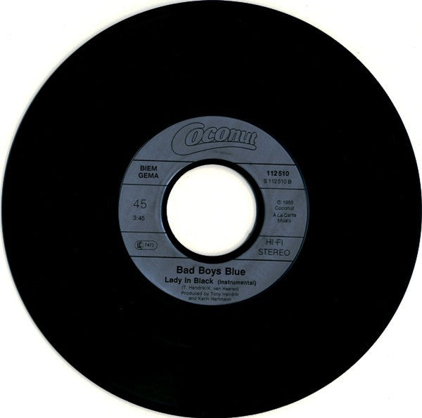 Bad Boys Blue : Lady In Black (7", Single)