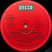 Hilde Knef* : Worum Geht's Hier Eigentlich? (LP, Album)