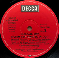 Hilde Knef* : Worum Geht's Hier Eigentlich? (LP, Album)