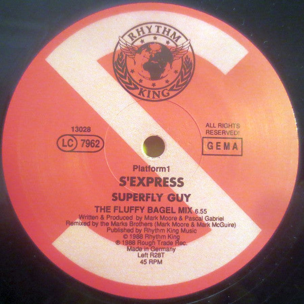 S'Express : Superfly Guy (Limited Edition Remix) (12", Maxi, Ltd)