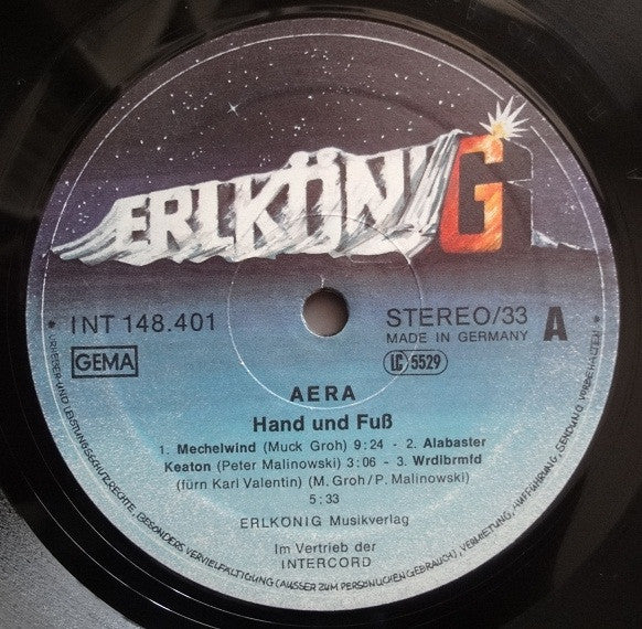 Aera (2) : Hand Und Fuß (LP, Album, RE)