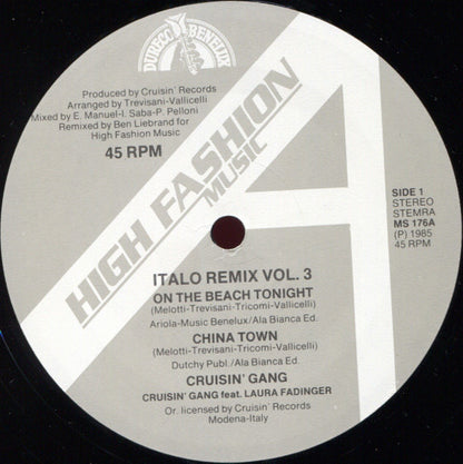 Various : Italo Remix Vol. 3 (12", Mixed)