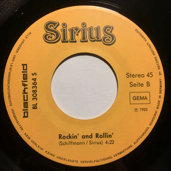 Sirius (43) : Heaven On Earth (7", Single)