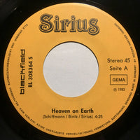 Sirius (43) : Heaven On Earth (7", Single)