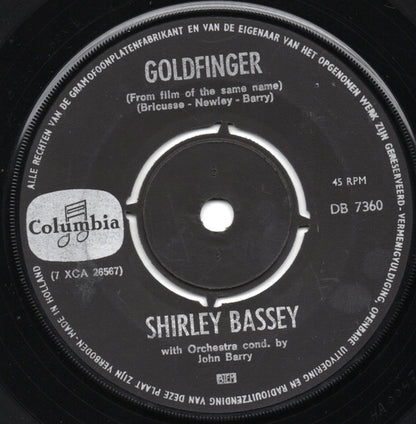 Shirley Bassey : Goldfinger (7", Single)