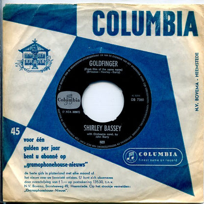 Shirley Bassey : Goldfinger (7", Single)