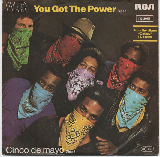 War : You Got The Power (7", Single)