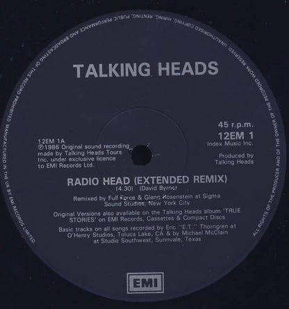 Talking Heads : Radio Head (12")