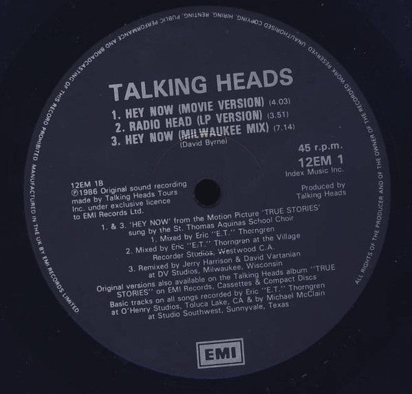 Talking Heads : Radio Head (12")