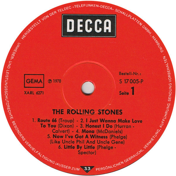 The Rolling Stones : The Rolling Stones (LP, Album, RE)