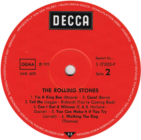 The Rolling Stones : The Rolling Stones (LP, Album, RE)
