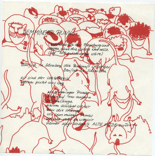 Hans-A-Plast : Sex Sex Sex (7", Single, Red)