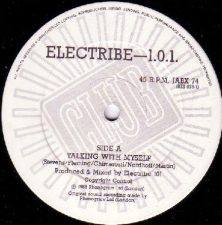 Electribe – 1.0.1.* : Talking With Myself (12")