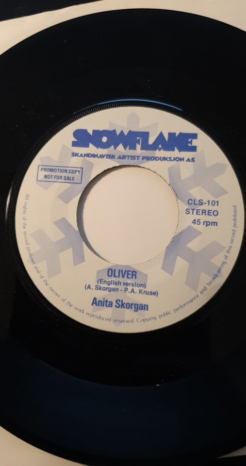 Anita Skorgan : Oliver (7", Promo)