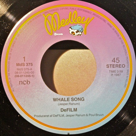 DeFilm : Whale Song (7", Single)