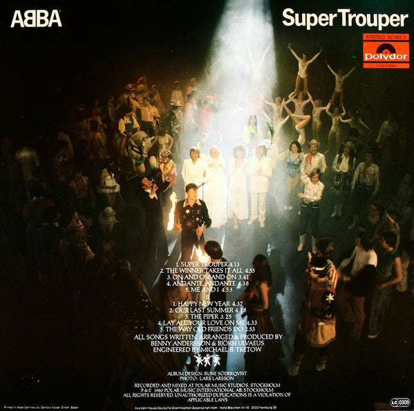 ABBA : Super Trouper  (LP, Album, Club)