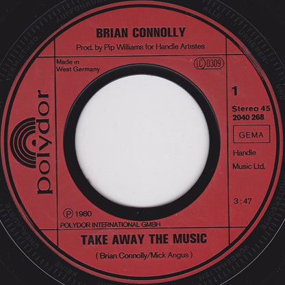 Brian Connolly : Take Away The Music (7", Single)