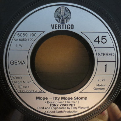 Tony Visconti : Mope-Itty Mope Stomp (7", Single)