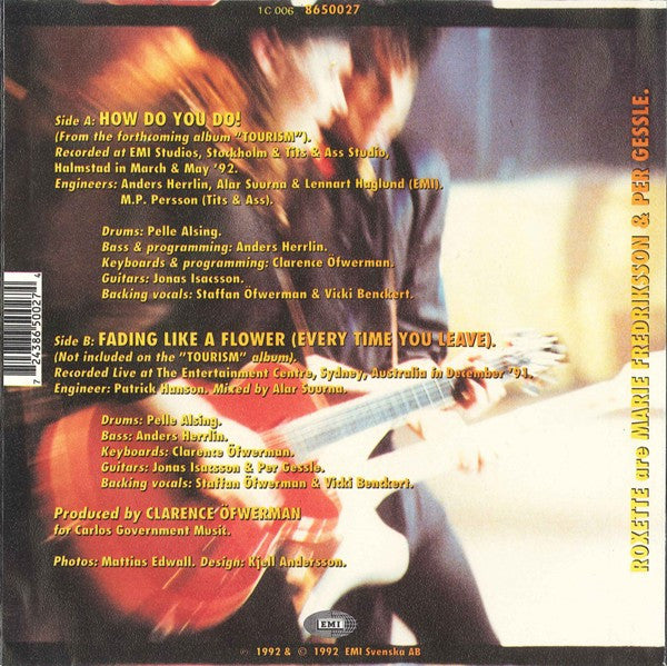 Roxette : How Do You Do! (7", Single)