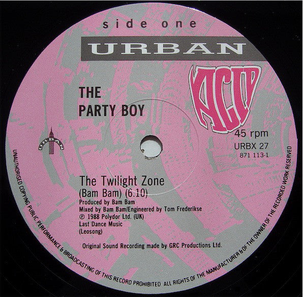 The Party Boy : The Twilight Zone (12")