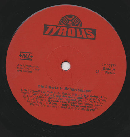 Die Zillertaler Schürzenjäger* : Die Zillertaler Schürzenjäger (LP, Album)