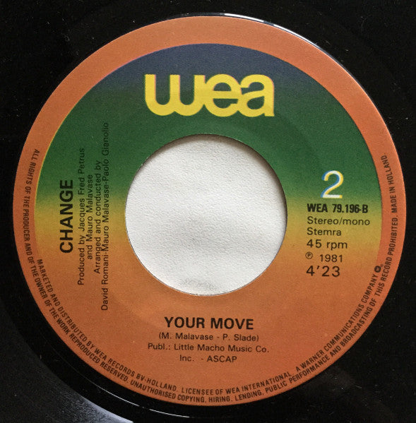 Change : Paradise (7")