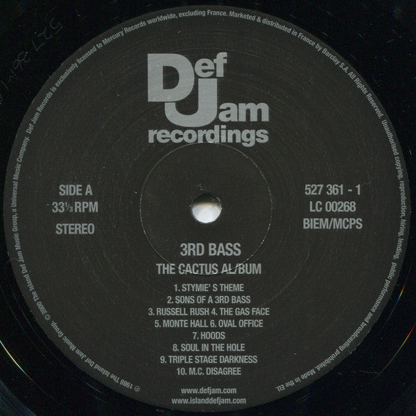 3rd Bass : The Cactus Al/Bum (The Cactus Album) (LP, Album, Ltd, Num, RE, RM)