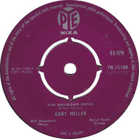 Gary Miller (2) : The Railroad Song/ Jezebel (7", Single)
