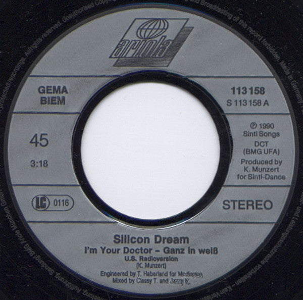 Silicon Dream : I'm Your Doctor (Ganz In Weiß) (7", Single)