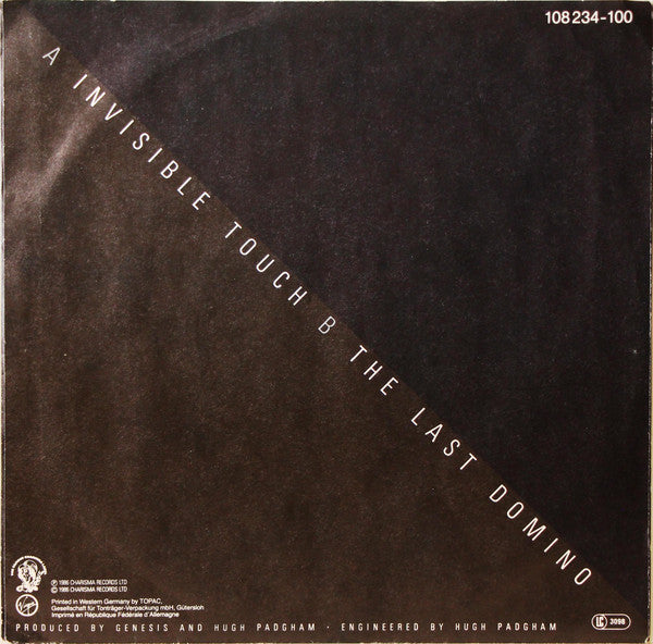 Genesis : Invisible Touch (7", Single)