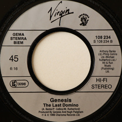 Genesis : Invisible Touch (7", Single)