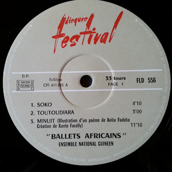 Ensemble National De La République De Guinée : Les Ballets Africains (LP, Gat)
